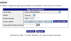 Antes de seleccionar fecha