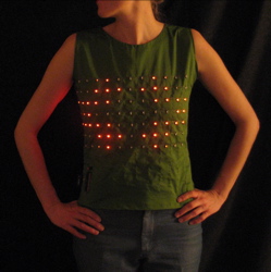 Camiseta de LEDs